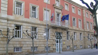 En la actualidad, fachada principal de la Subdelegación del Gobierno.
