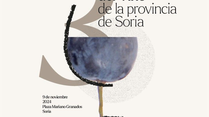 Cartel anunciador de la tercera edición de la Feria del Vino.
