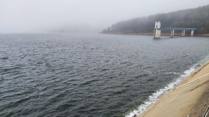 Embalse de Béjar desde el que se realizará el abastecimiento de agua a la Sierra de Francia