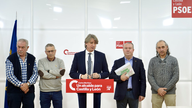 El Partido Socialista de Castilla y León se reúne con las Organizaciones Profesionales Agrarias. Imagen: ICAL. 