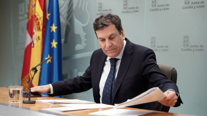 Carlos Fernández Carriedo, portavoz de la Junta de Castilla y León. Imagen: ICAL