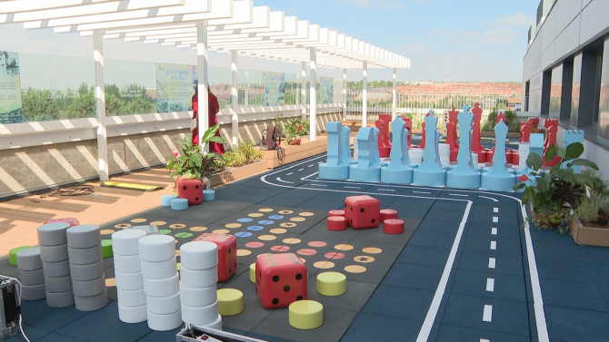 El Jardín de María en el complejo hospitalario de Salamanca