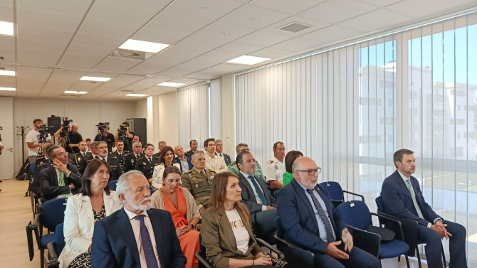 Asistentes al acto de homenaje. 