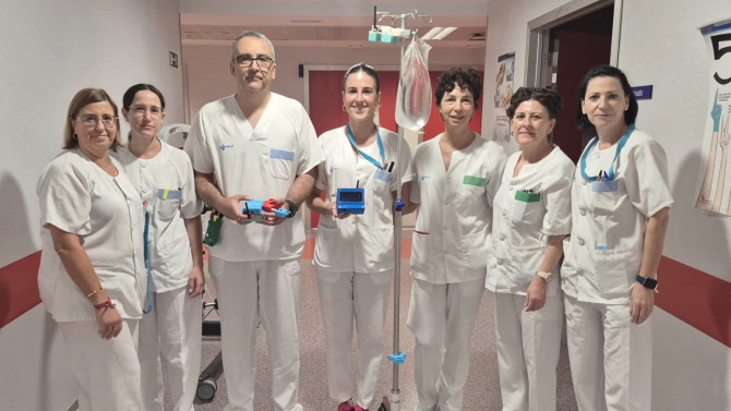 Profesionales de Enfermería del Servicio de Urología que han participado en el desarrollo del dispositivo.