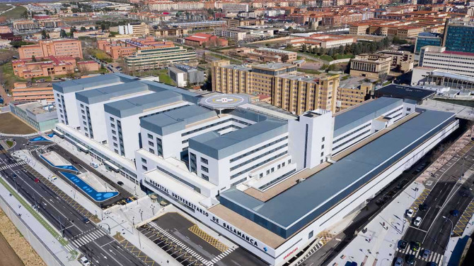 Imagen del complejo hospitalario de Salamanca