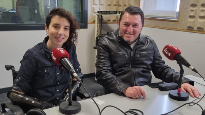 IMAGEN DE ARCHIVO. Fran Sardón, presidente de Impulsa Igualdad, con Rut Carpintero en "Los Imprescindibles" de "Es La Tarde de Castilla y León"