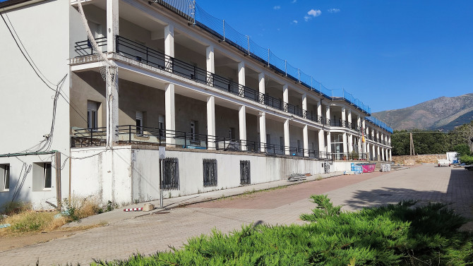Las obras continúan avanzando en la zona exterior del edificio propiedad de la Junta de Castilla y León