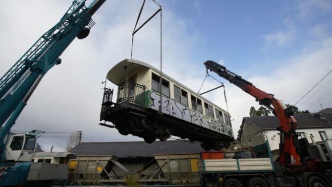 Llegada de los vagones (Foto: Ical)