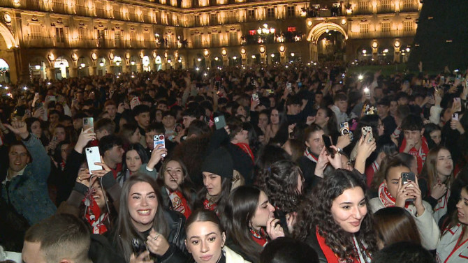 Celebración del Fin de año Universitario en Salamanca