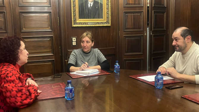 Reunión de trabajo del Ayuntamiento de Soria con la Asociación Soriana de Hostelería Turismo (ASOTHUR).