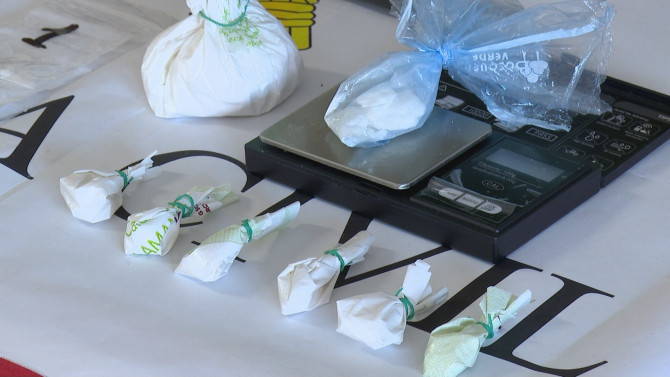 Parte de la droga incautada por la Guardia Civil de Salamanca