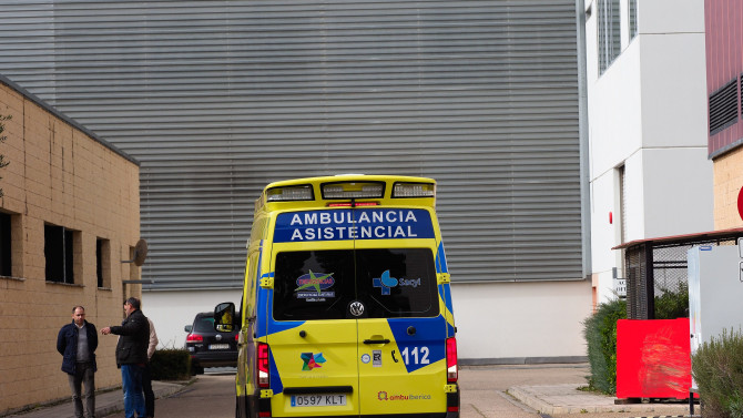 ICAL. Imagen de archivo de una ambulancia del SACYL.