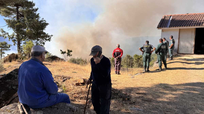 ICAL. Incendio de Mombeltrán en Ávila.