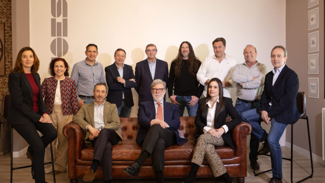 Junta directiva de la Federación de Empresarios de Soria. 