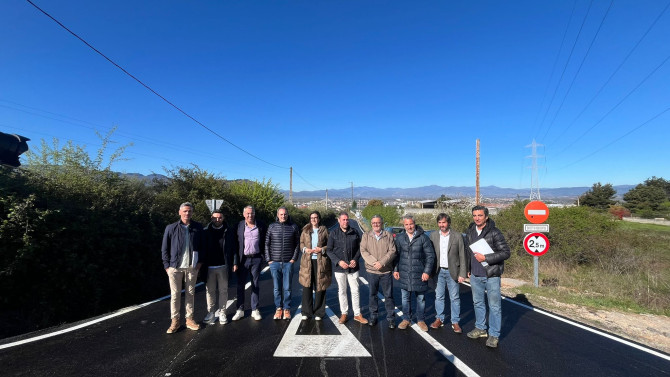 Inauguración del nuevo vial