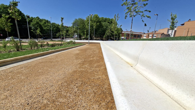 La urbanización entre las calles Regato del Anís y Río Jordán