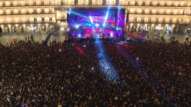 Imagen de la celebración del Año Nuevo Universitario en 2023.