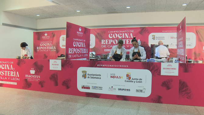 Varios de los chefs durante su participación en el Campeonato.