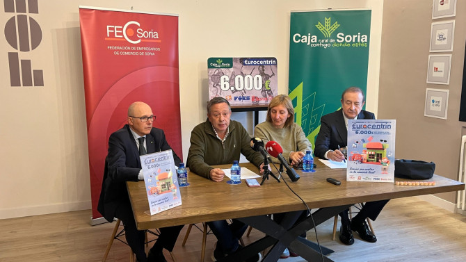 El acto del sorteo ha estado presidido por Adolfo Sainz, presidente de FECSoria, acompañado por Yolanda Santos, concejala de Medio Ambiente y Turismo del Ayuntamiento de Soria, y Juan Antonio Tierno, responsable del Área de Instituciones de Caja Rural de Soria, las dos entidades patrocinadoras de esta iniciativa.