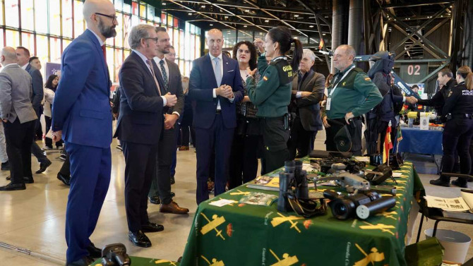 Inauguración de la VII Feria de Empleo, Innovación y Emprendimiento de León, organizada por la Cámara de Comercio e Industria de León