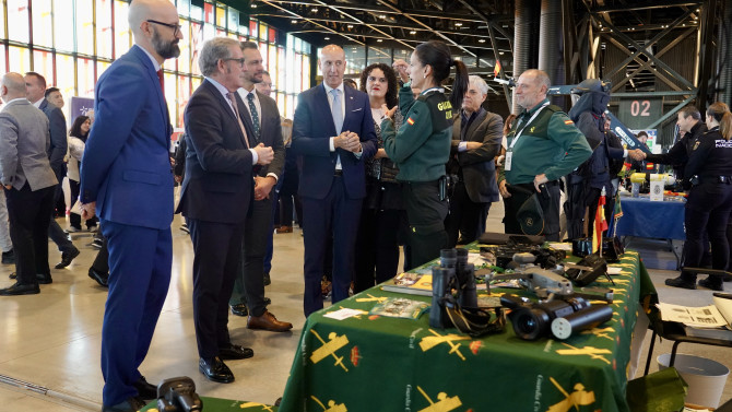 Inauguración de la VII Feria de Empleo, Innovación y Emprendimiento de León, organizada por la Cámara de Comercio e Industria de León