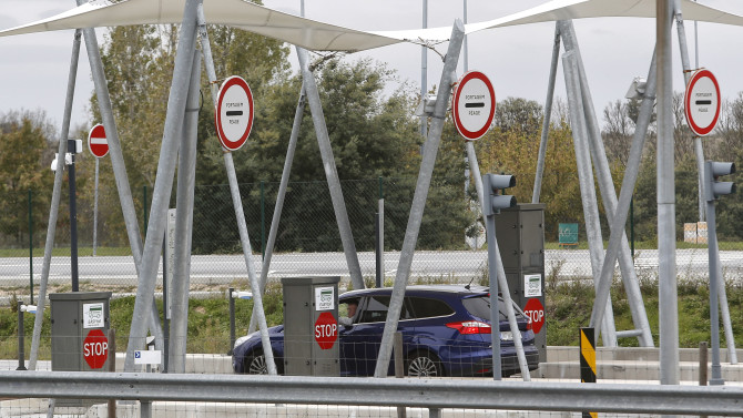 ICAL. Imagen de archivo de un peaje de Castilla y León.