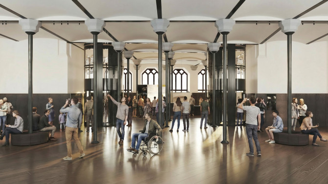 Planta Baja del futuro Museo Casa Botines Gaudí