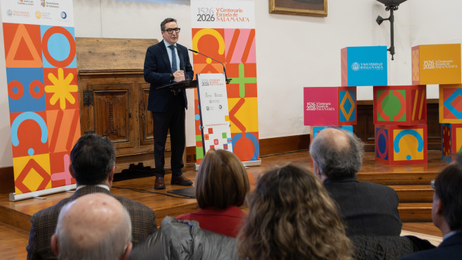 El Rector de la Universidad de Salamanca, Juan Manuel Corchado.