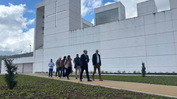 Presentación de la nueva zona verde en La Rosaleda