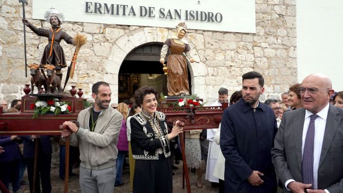 ICAL. Procesión en honor a San Isidro Labrador, patrón de los agricultores, en Valladolid.