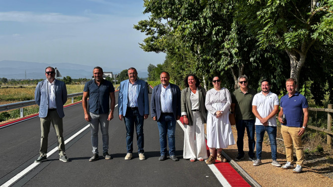 Momento de la recepción de la obra