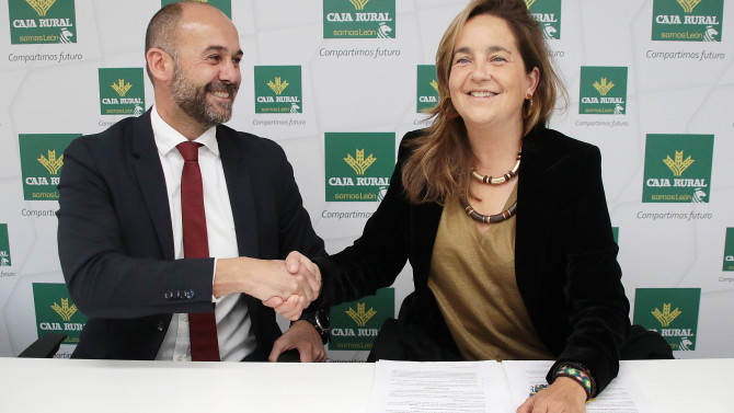 Presentación del esponsor oficial de Caja Rural al Baloncesto León para la temporada 2025-2026