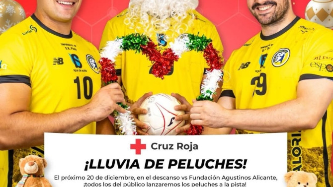 Cartel anunciador del partido de balonmano del próximo sábado. 