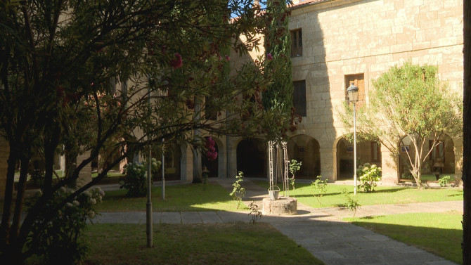 Claustro del edificio donde se sitúa la Residencia