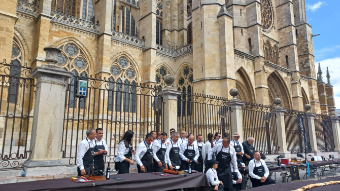 El bocadillo de cecina más grande en León