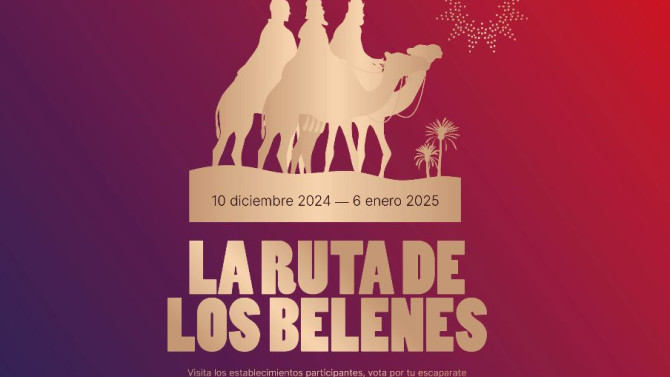 Cartel anunciado de la Ruta de los Belenes.