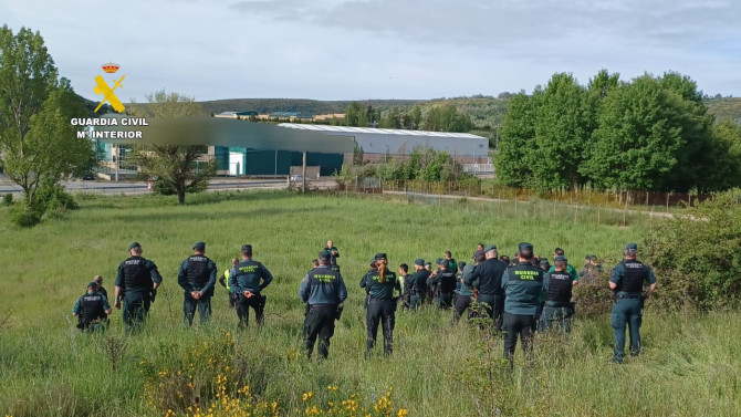 La Guardia Civil realiza un simulacro de desaparición de una persona