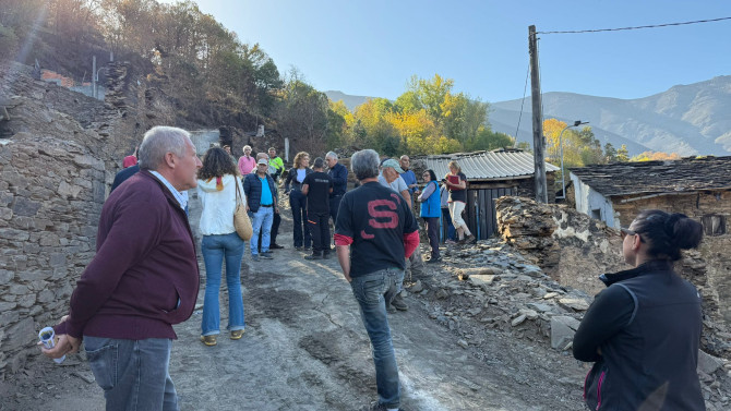 Visita de María Pardo a Lusío