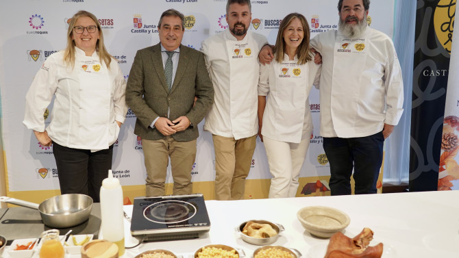 El director general del Instituto Tecnológico Agrario de Castilla y León (Itacyl), Rafael Sáez, interviene en el acto de presentación de las XXIV Jornadas Micológicas Buscasetas