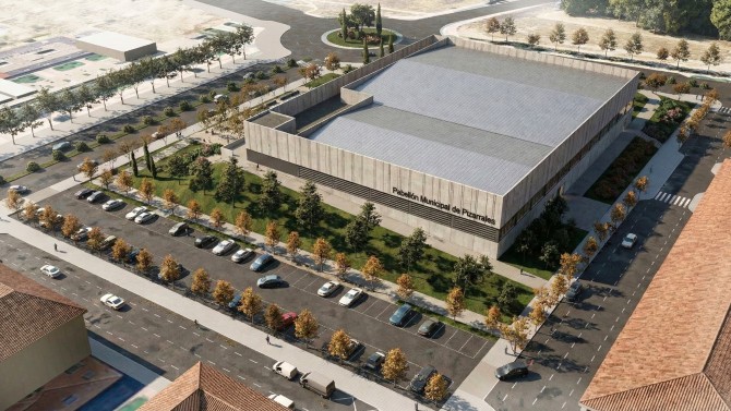 Recreación del nuevo Pabellón de Pizarrales