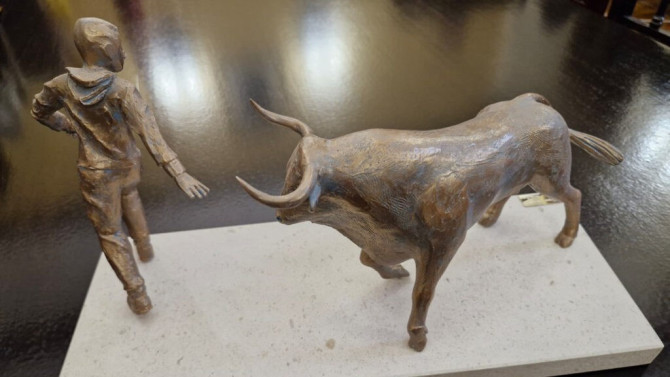 Reproducción de la obra escultórica