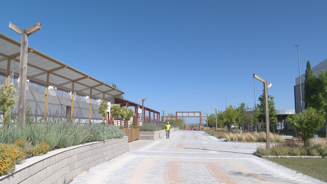 Zona del nuevo bulevar del recinto ferial
