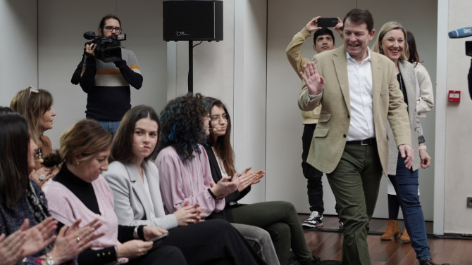 ICAL. El presidente de la Junta, Alfonso Fernández Mañueco, en un acto con motivo del Día Internacional de la Mujer