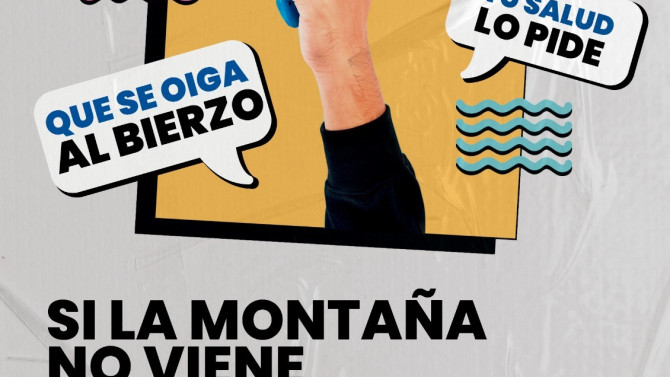Cartel que llama a la gente a acudir a la manifestación