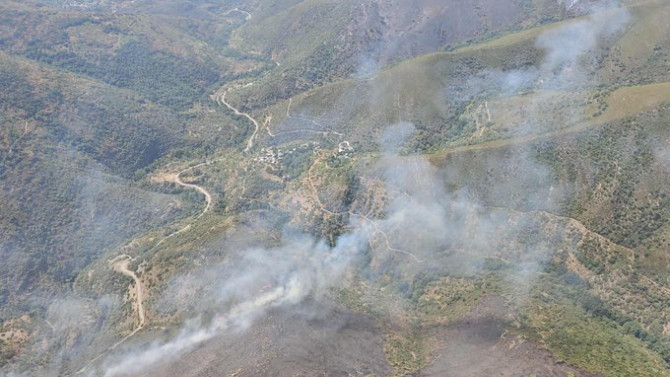 Incendio de Yeres, a mediados de agosto