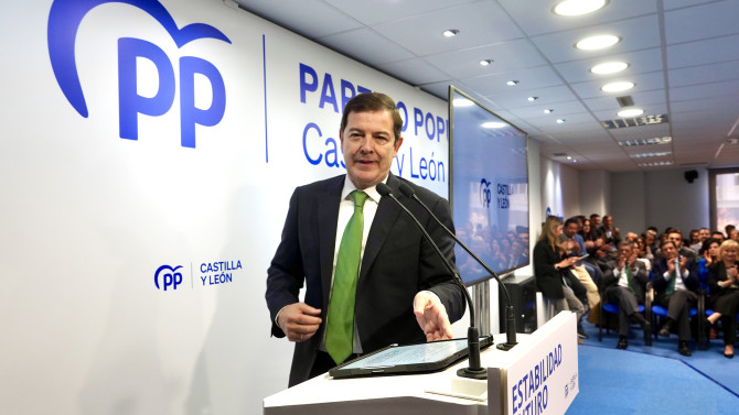 ICAL. El presidente del PPCyL, Alfonso Fernández Mañueco, clausura la Junta Directiva Autonómica de su partido.