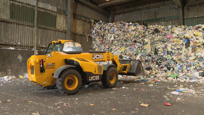 Tareas de recogida de basuras