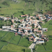 Aerial View of Rural Village