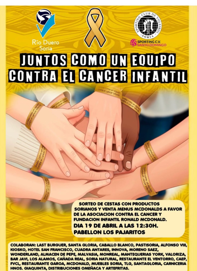 Cartel anunciador de la jornada. 