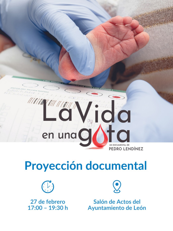 Cartel del documental “La vida en una gota”